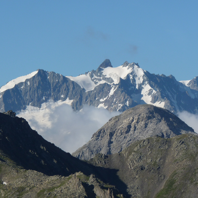Sommet du massif des Cerces dans la vallée de la Clarée, Hautes-Alpes