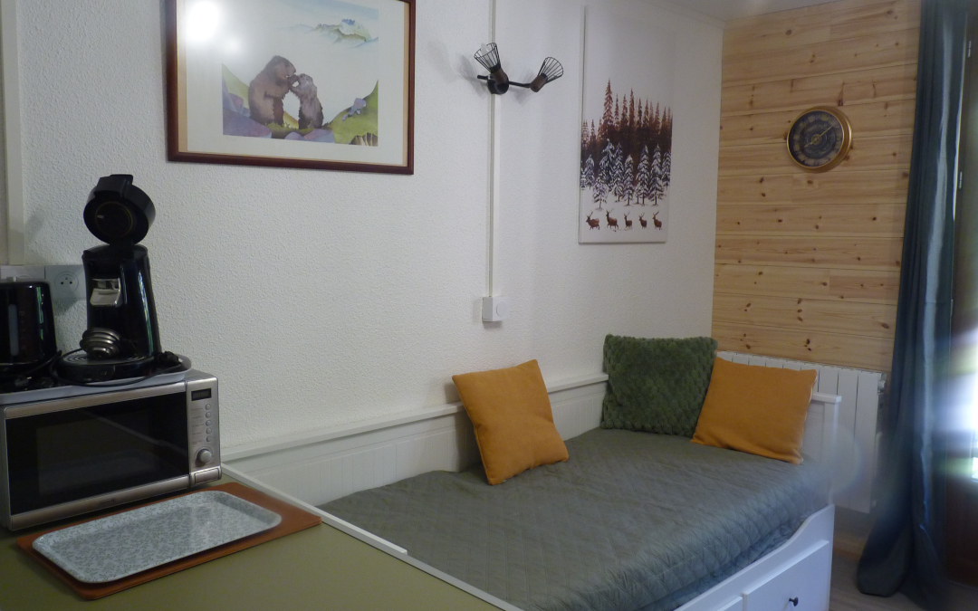 Photo location de vacances, intérieur de l'appartement à louer à Névache dans les Hautes-Alpes